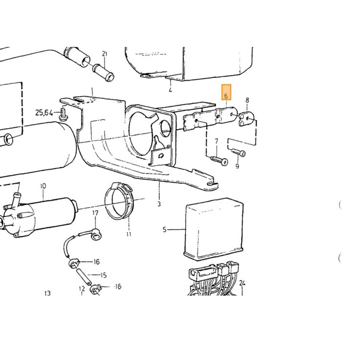 Volvo SENSOR Volvo onderdeel nr 6848074