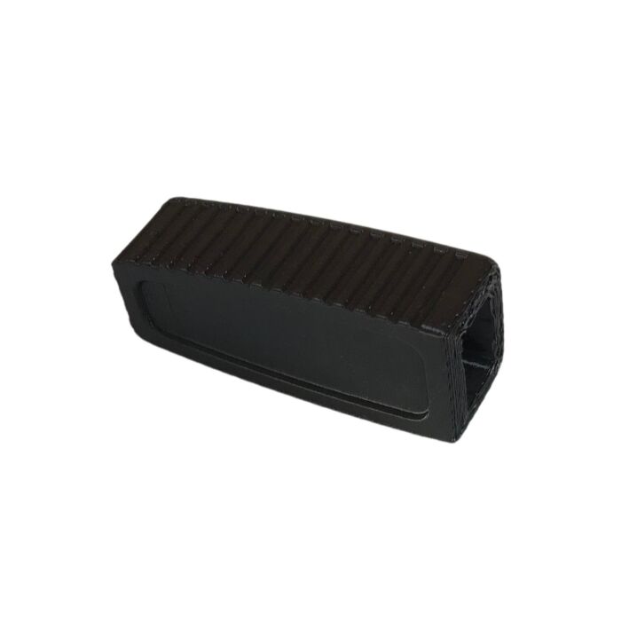 Maniglia Portiera Volvo, Cappuccio Finale Nero, Lato Interno P1800E+P1800ES, Chas 37550+, Ricambio Volvo nr 687966P