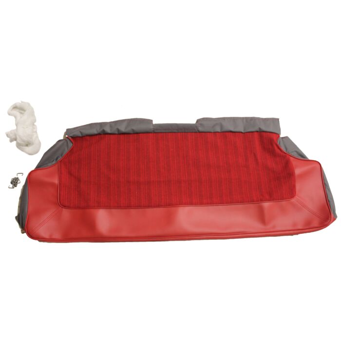 Bekleding Amazon 2 deurs achterbank zitting rood 1963-1964 414-247 incl 691265 SET