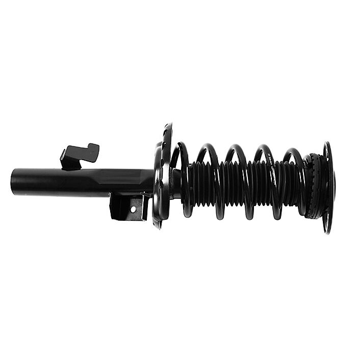 schokbreker set met veer en veerpoot lager V60 S60  compleet klaar voor montage veerpoot links