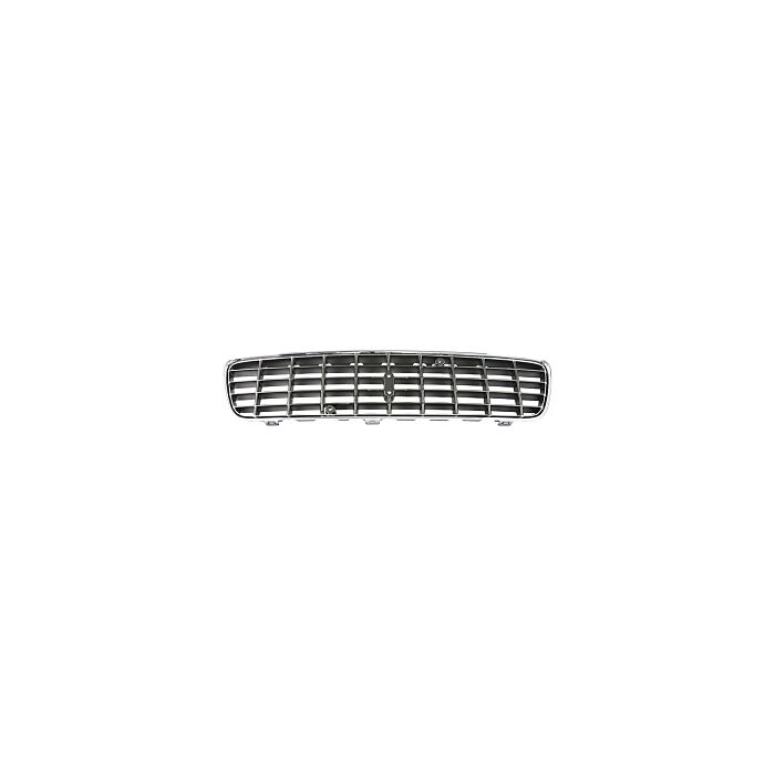 Grille chroom frame grijs streep S60