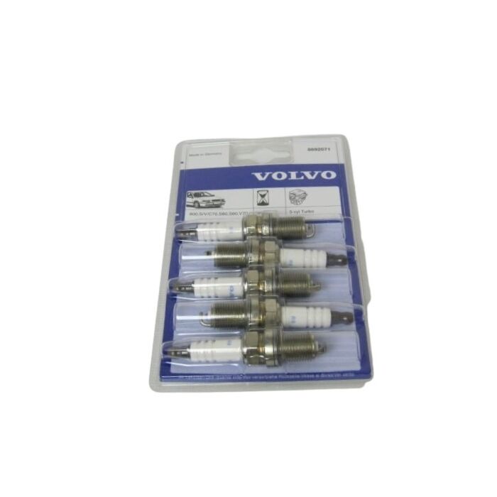 Bougieset 5 cil turbo 850+S70+V70+C70+S60+S80+XC90 1994 B5234T5 orig Volvo