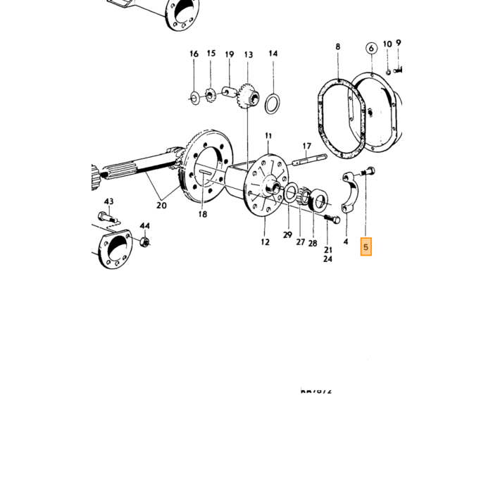 Volvo Sospensione a quadrilatero dell'asse posteriore in Volvo ricambi no 87062