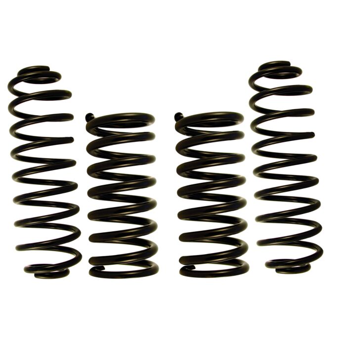 Veer verlaging set PV444+PV544 voor en achter ( 4 veren) 30mm 