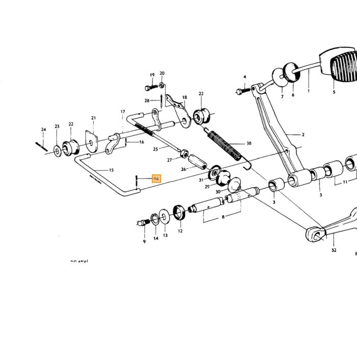 Volvo Coppiglia 2 5 x 50 Volvo ricambi no 907844