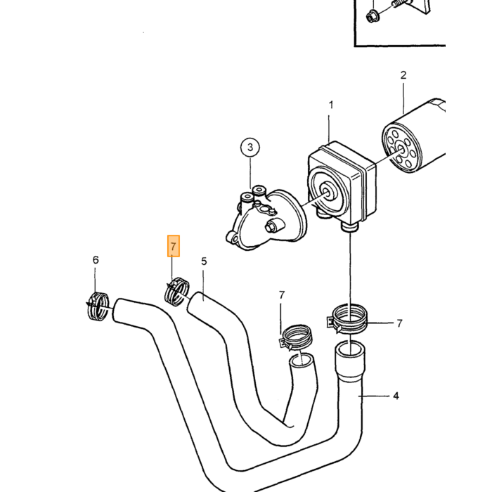 Volvo Filtro olio 850/S80 -2006/S/V70 TDI D5252 S80 V70 Volvo ricambi no 9125224