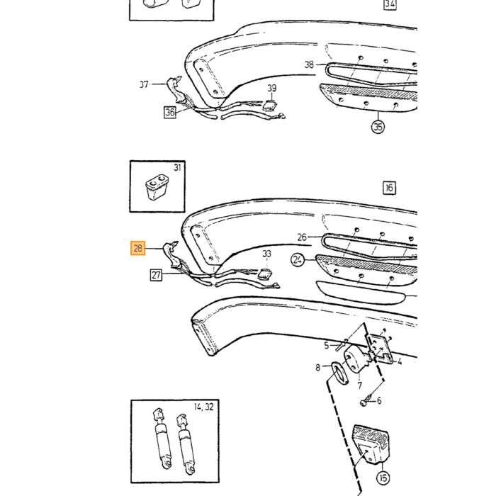 Protezione Cavo Volvo, Parte Volvo nr 9134263