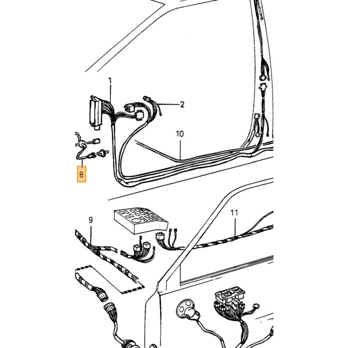 Prodotto Volvo: fascio di cavi Volvo, parte nr 9139724