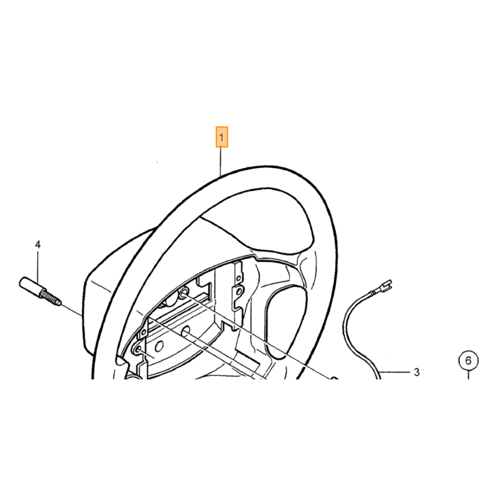 Volvo Cremagliera sterzo 850+S70+V70 -2000 2WD C70-2005 Volvo ricambi no 9140421