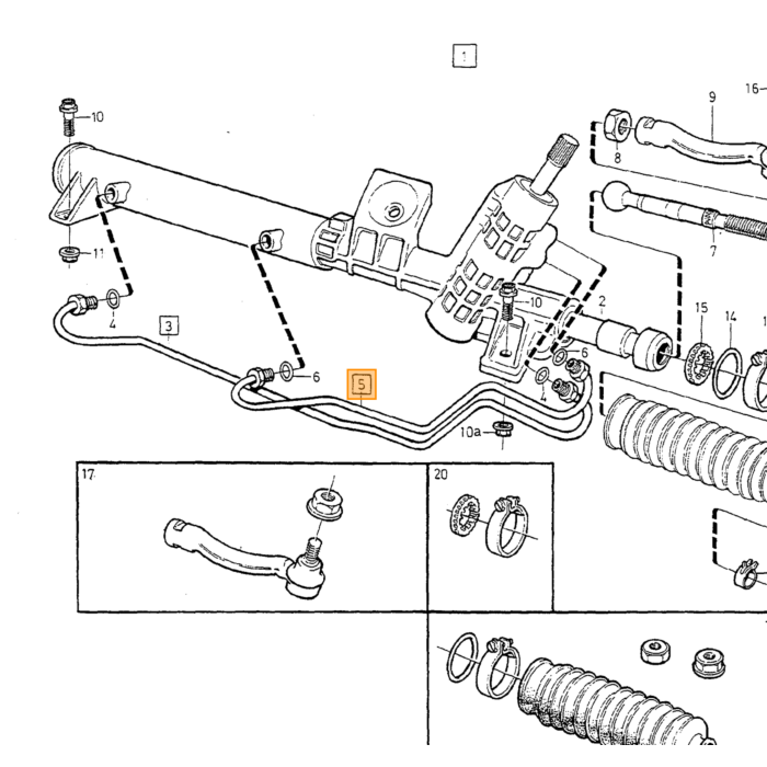 Tubo dell'olio Volvo, pezzo Volvo nr 9140432