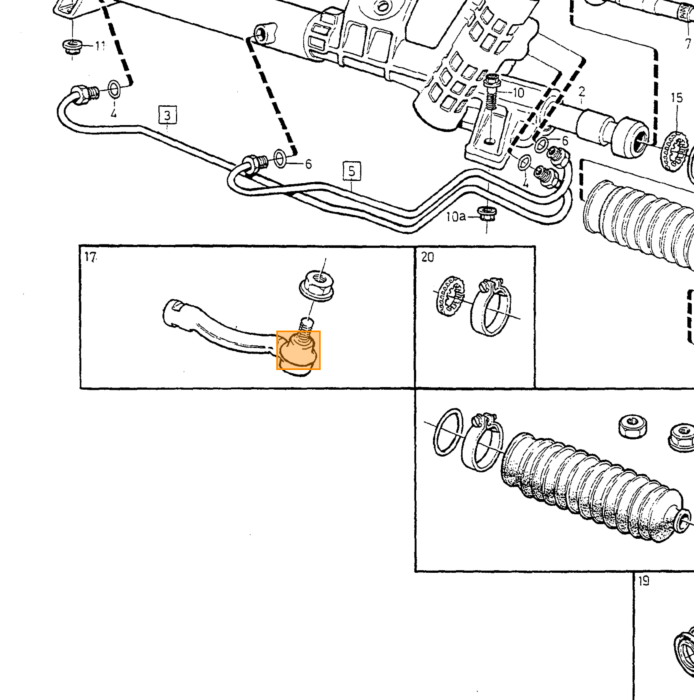 Tubo dell'olio Volvo, pezzo Volvo nr 9140433