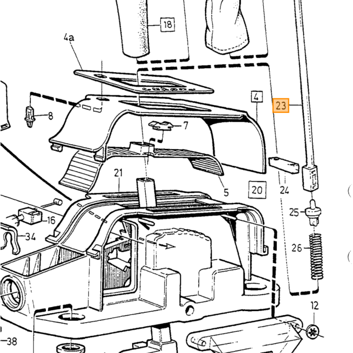 Punteria Valvola Volvo, pezzo Volvo nr 9143458