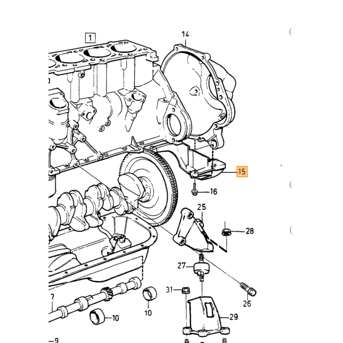 Supporto Volvo, pezzo Volvo nr 9146354 per Volvo