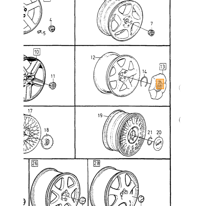 Copricerchio per Volvo