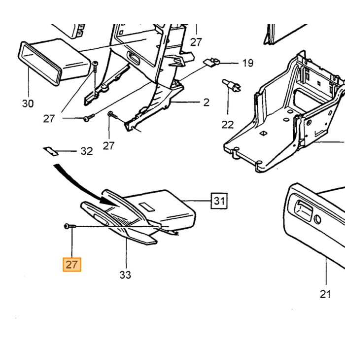 Nome del prodotto tradotto: Pannello per Volvo