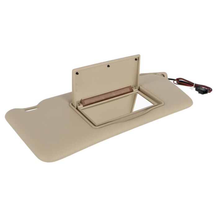 Visiera parasole Volvo a destra BEIGE Equipaggiamento veicolo: per veicoli con illuminazione specchio trucco, per veicoli con tetto apribile in vetro, numero di parte Volvo 9164664