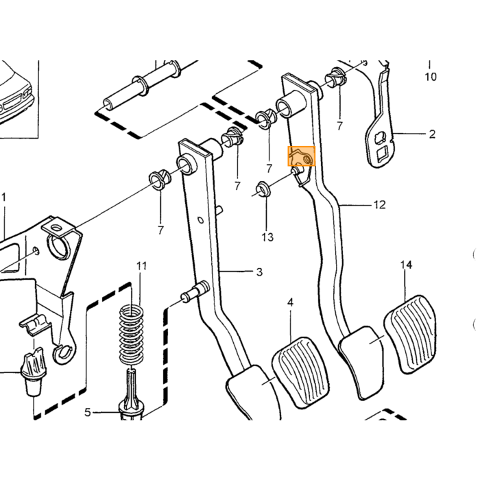 Volvo Druksensor ABS Hoofdremcilinder Volvo V70 S70 850 C70 OEM ref  9173210 9173212 9173312 Volvo onderdeel nr 9173210
