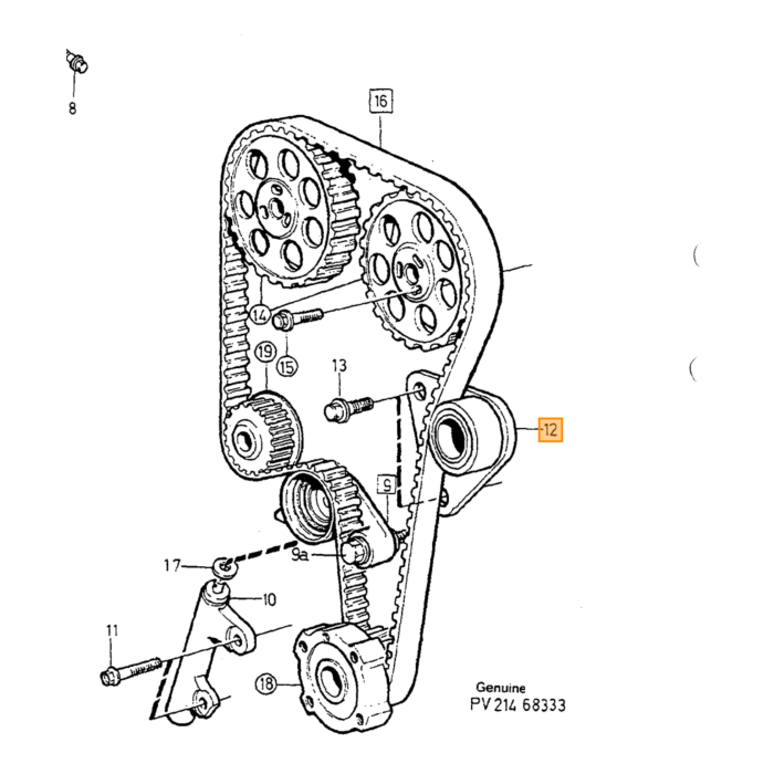Sistema di trasmissione a vite Volvo: cambio manuale Volvo parte nr 9176203 per Volvo