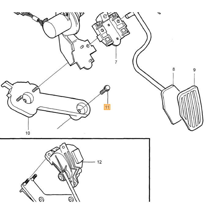 Cappuccio puleggia Volvo 850+C70-2005 +S70+V70+ -1999 Volvo pezzo nr 9189149