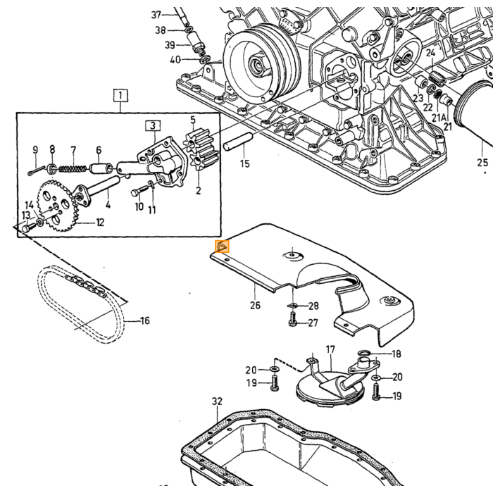 Volvo Guarnizione (anello in gomma) radiatore olio B23+B Volvo ricambi no 925093