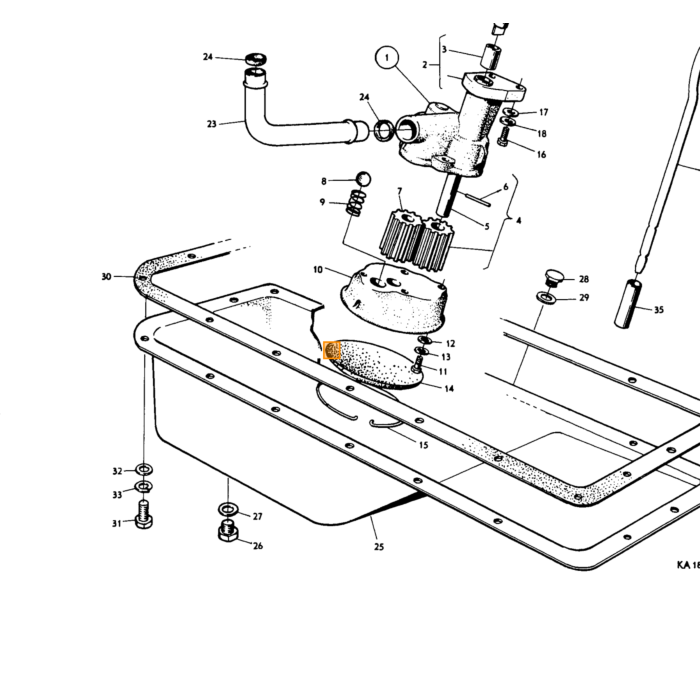 Volvo Bullone UNC 5/16 x 22 montaggio lungo gruppo di pr Volvo ricambi no 940135
