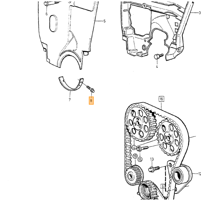Anello di sicurezza Volvo 1/4 pollice div Volvo pezzo nr 941906