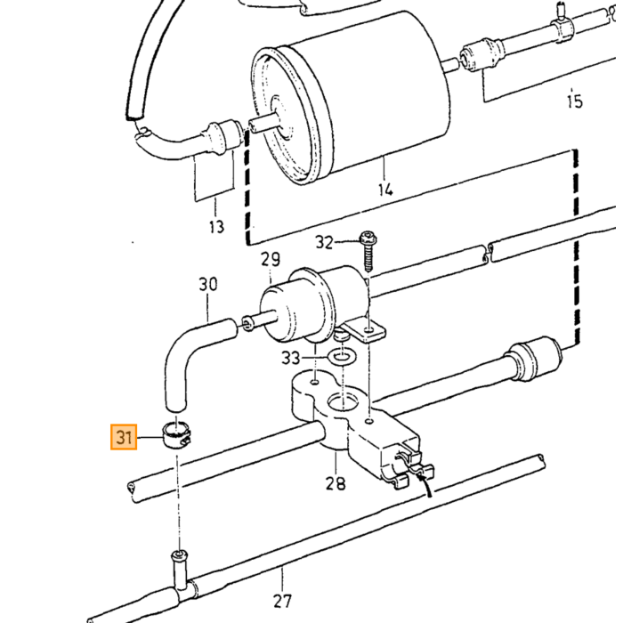 Prodotto Volvo, morsetto Volvo, parte nr 9434456