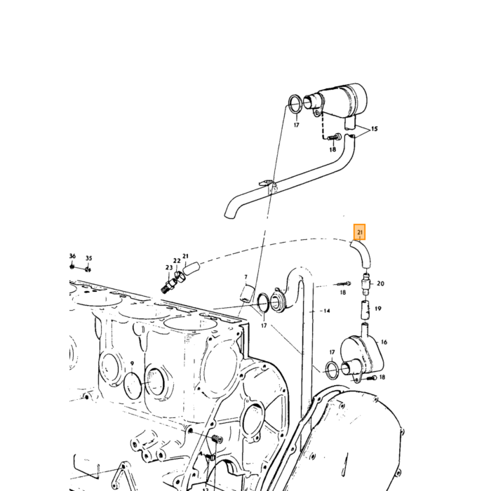 Volvo Tubo servofreno a depressione 10mm (3/8) 1 metro ( Volvo ricambi no 943706