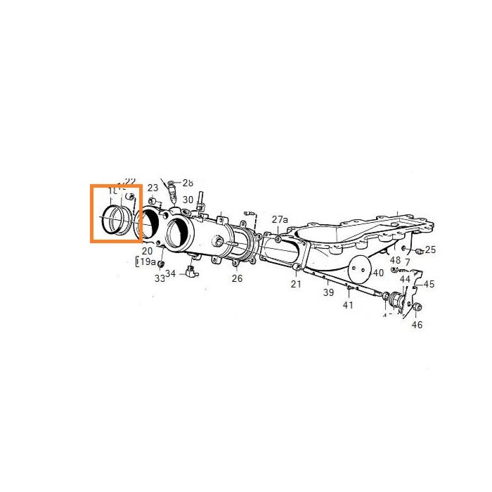 Back-Up Ring spruitstuk B27 b28 injectie 240 260 760