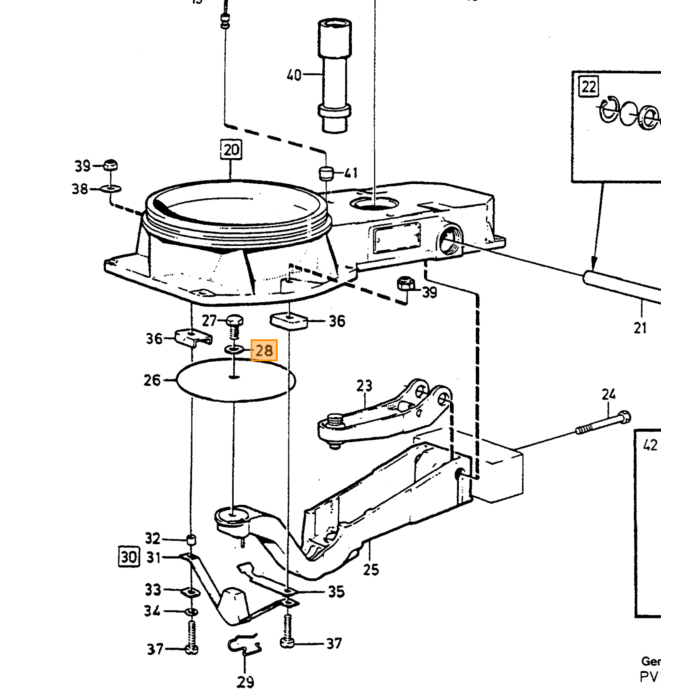 Prodotto Volvo vite Volvo parte nr 943781