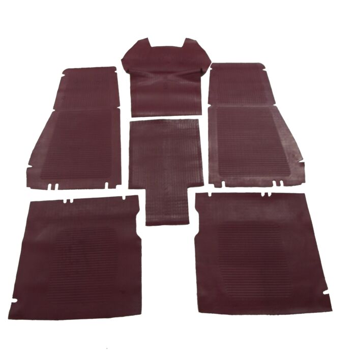 Volvo Set tappetini in gomma Rosso PV444 1951-1955 non p Volvo ricambi no 94423