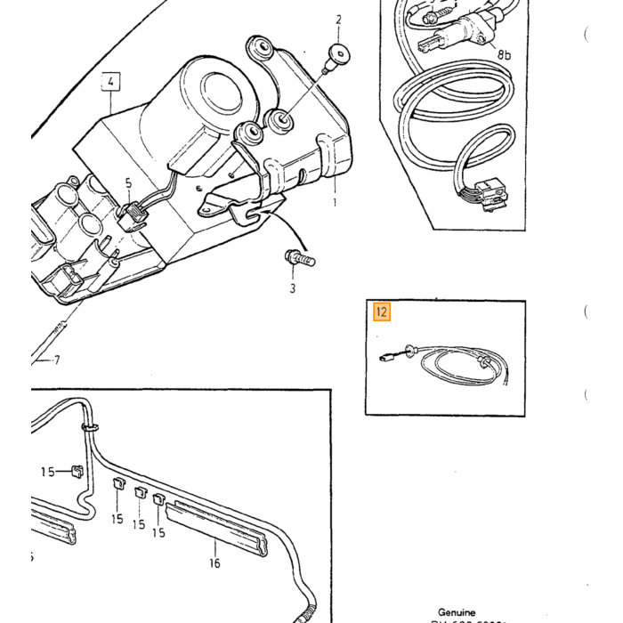 Volvo Kit Riparazione Sensore ABS Anteriore Volvo 850 - Volvo ricambi no 9442888