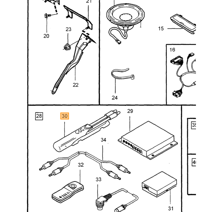 Antenna Divisore Volvo, pezzo Volvo nr 9459771