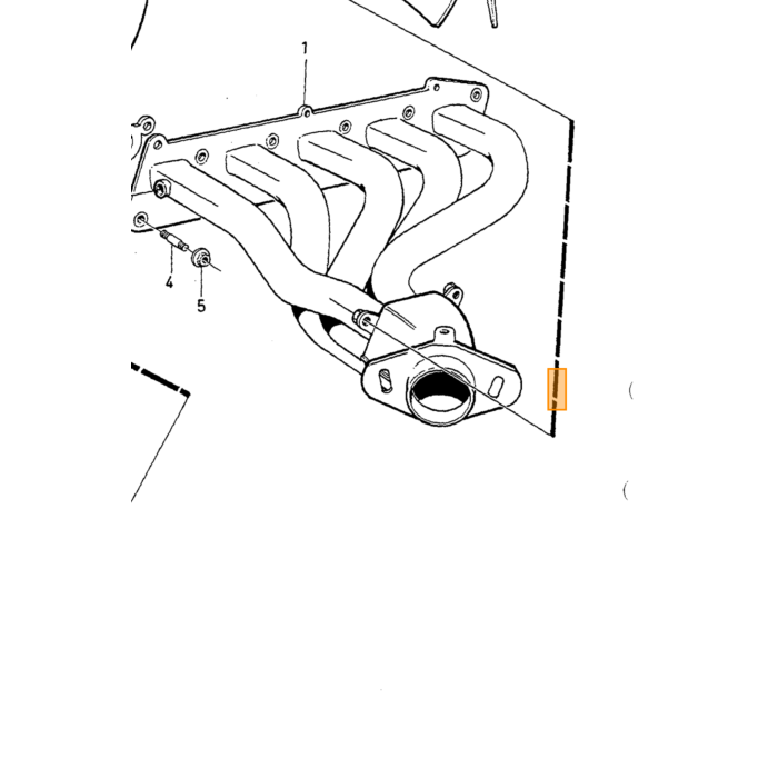 Volvo Tubo flessibile aria 240+260+700+940+850 ea scaric Volvo ricambi no 946841