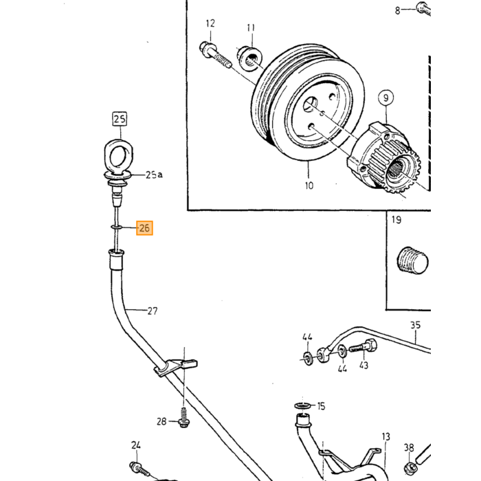 Volvo Astina livello olio di gomma anello B19 B21 B23 + Volvo ricambi no 947114