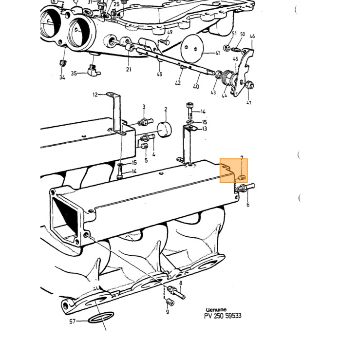Nippel Volvo, parte Volvo nr 948040