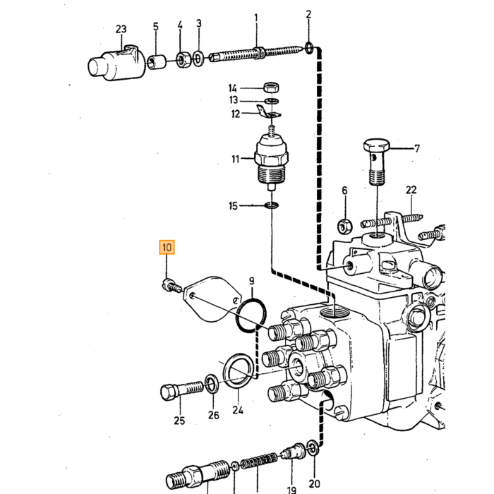 Volvo Anello in gomma serbatoio carburante 240+260 tubo Volvo ricambi no 949282
