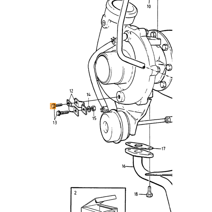 Volvo Anello in gomma ventilazione carter+distributore B Volvo ricambi no 949659