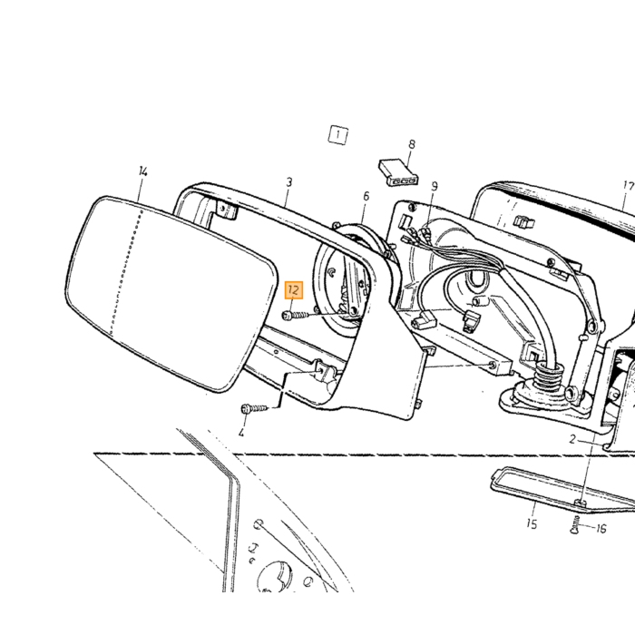Parte Volvo a croce Volvo, numero di parte 949863
