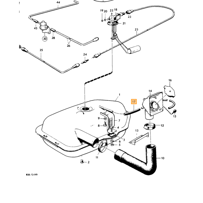 Volvo Nipplo strozzatore a vite SU etc div Volvo ricambi no 950003
