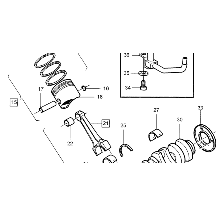 PIN Volvo, pezzo Volvo nr 950543
