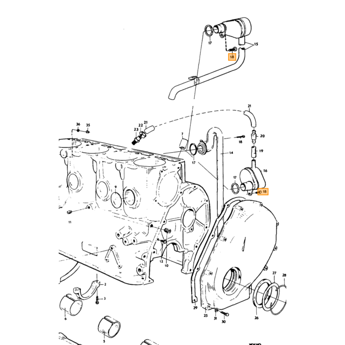 Volvo Bullone UNC 1/4  X 9 5 955511 Volvo ricambi no 955512