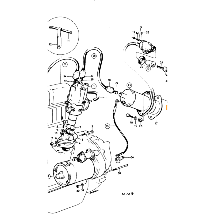Prodotto Volvo Bout UNF 3/8-25mm B16 B18 B20, numero di parte Volvo 955675