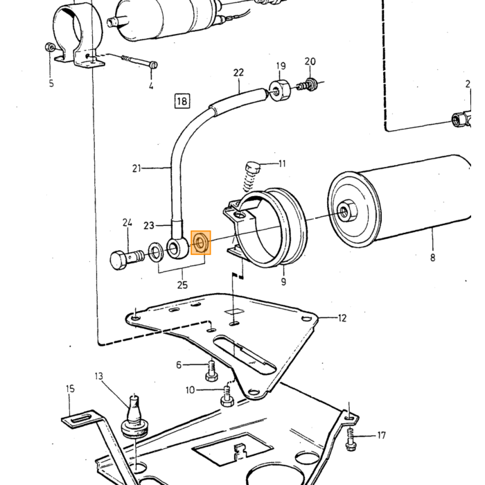 Volvo rivetto Volvo ricambi no 955891
