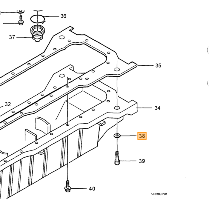 Volvo Collettore Revet B4B+B16 +B18+B20 cad UNC 5/16+M8 Volvo ricambi no 955894