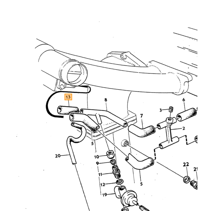 Prodotto Volvo Veer revet, pezzo di ricambio Volvo nr 955917