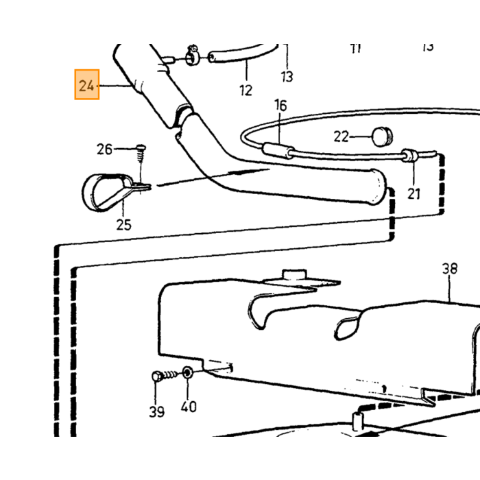 Anello di sicurezza Volvo M4, pezzo Volvo nr 955918