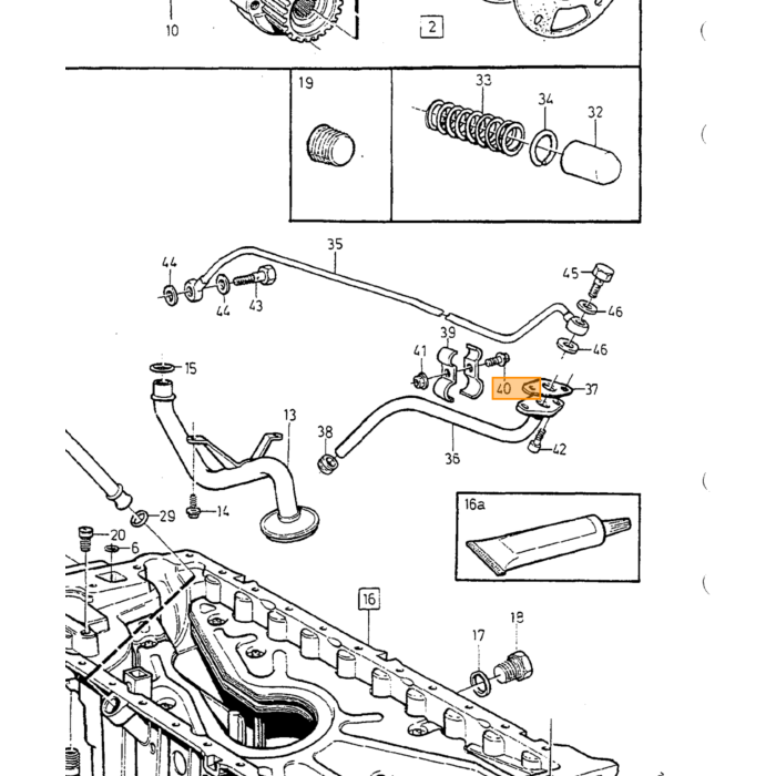 Vite esagonale M6 Volvo per 200/400/700/900/S40/850/ Parte Volvo nr 965175