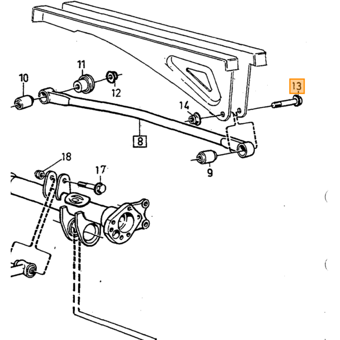 Volvo Bullone per 1272603+1273622 M12x1.75 982848 Volvo ricambi no 965196
