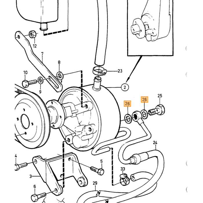 Prodotto Volvo, morsetto Volvo, parte nr 967531